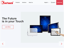 Tablet Screenshot of keetouch.com